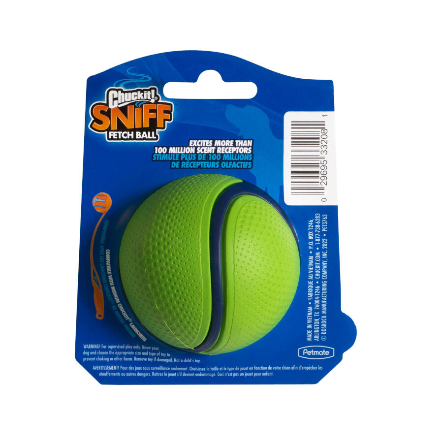 Chuckit! Sniff Fetch Pelota Con Sabor a Cacahuete para perros, , large indicador imagen numero 4